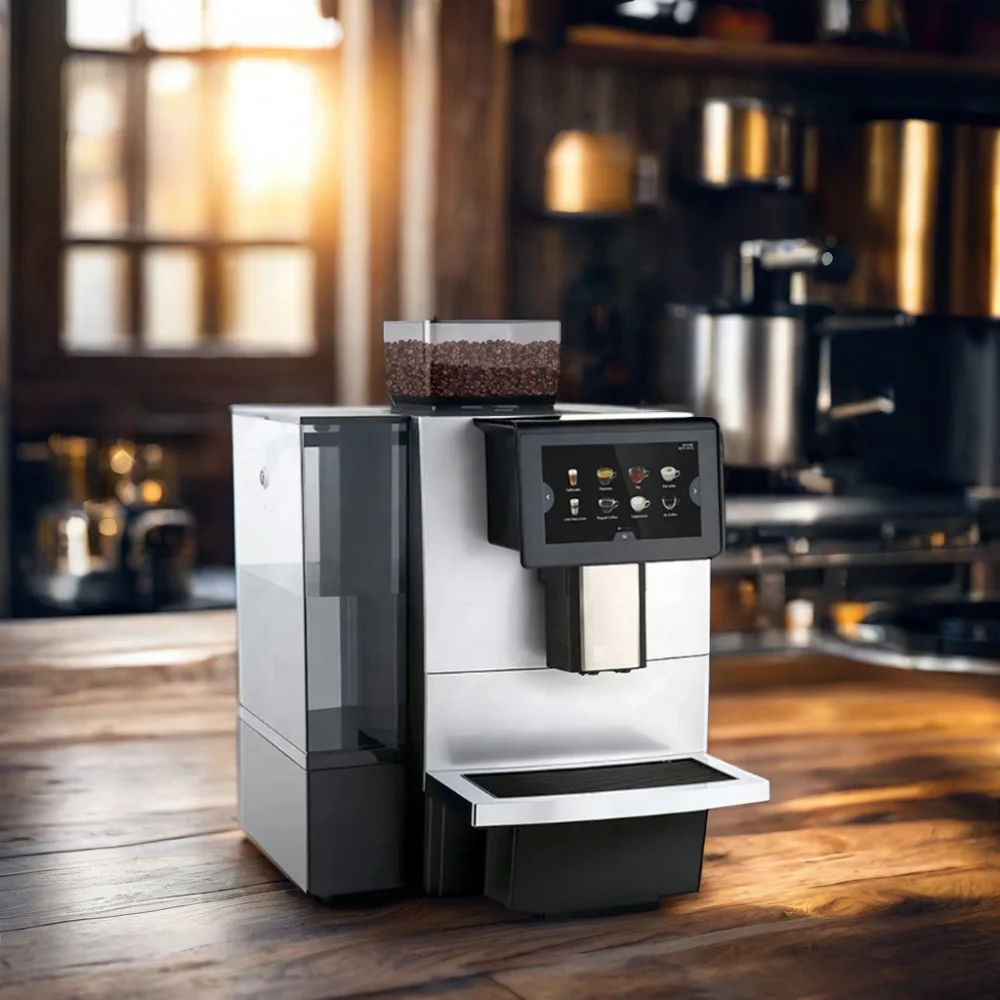 ماكينة صنع قهوة اسبريسو اسبريسو اسبريسو أوتوماتيكية بالكامل من دكتور F11 مع مطحنة #5