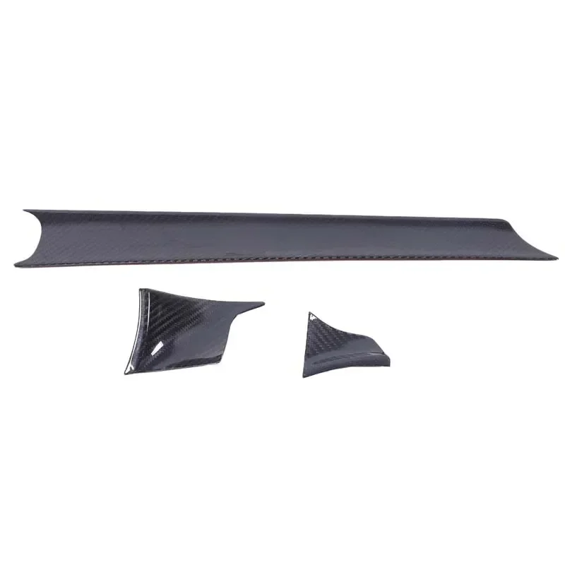 

3PCS Dry Carbon Fiber Car Center Console Dashboard Decorative Panel Trim Accessories Cover For Alfa Romeo Tonale 965 2022-2024