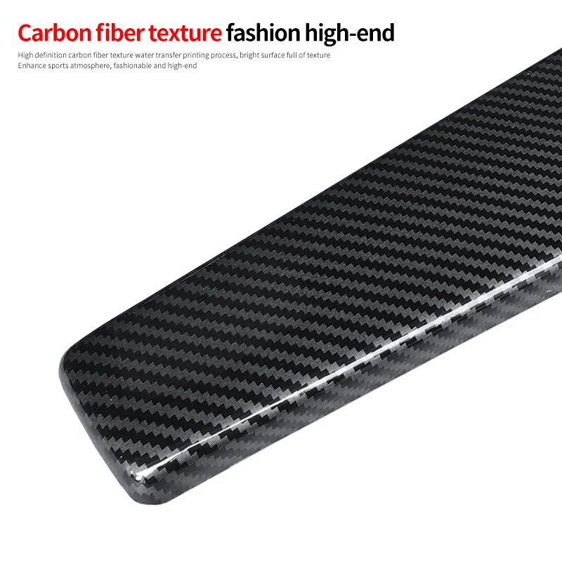 High Quality Car Side Skirt For Honda City 2014-2019 Bumper Diffuser Spoiler Aprons Wings 75cm Accessories Carbon Fiber Look ABS