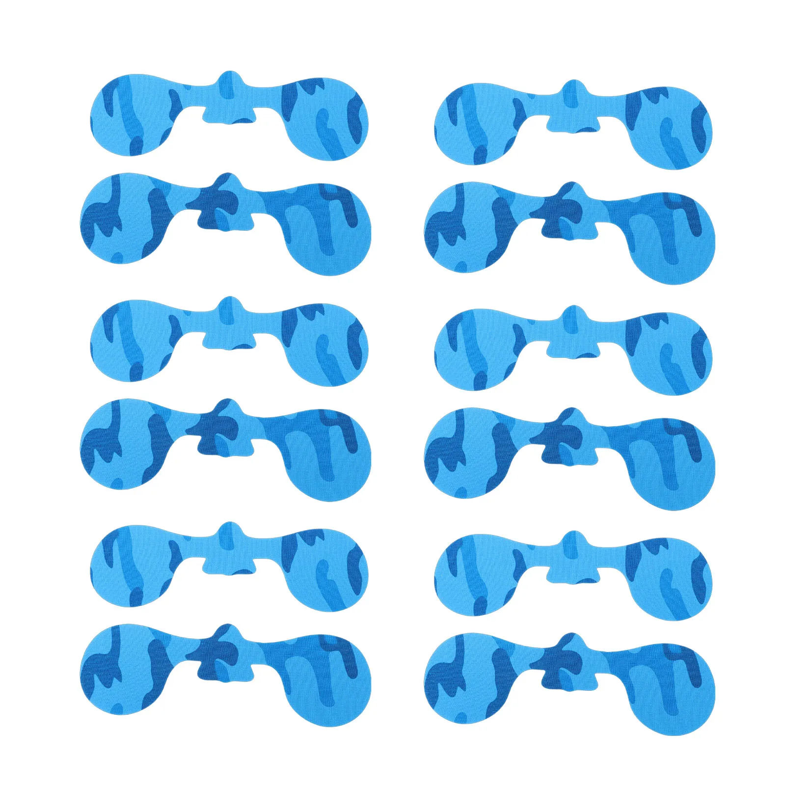 

12 шт. термостойких наклеек-пластырей для лица для катания на лыжах, дышащие, предварительно вырезанные, теплые маски-наклейки для мужчин и женщин