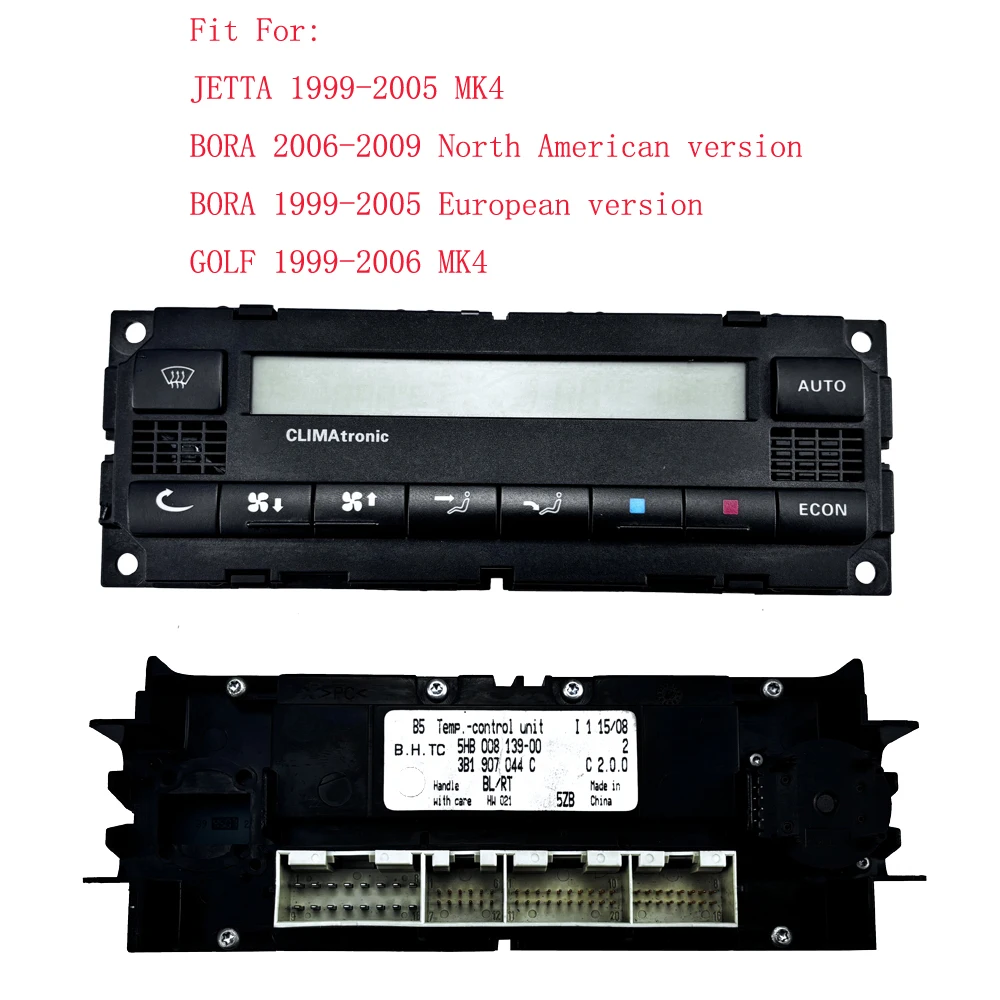 HAOCHEN para VW Golf 4 Bora MK4 Passat B5 coche Original desmontaje usado calentador automático A/C interruptor de unidad de Panel de Control de clima