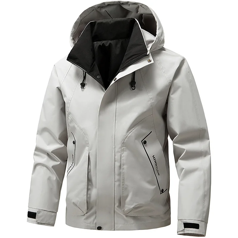 

Soft-shell windbreaker Mens Tops Jacket 2025 New bestseller spring workwear thin loose Jacket Men's style Coats PLus Size 5XL
