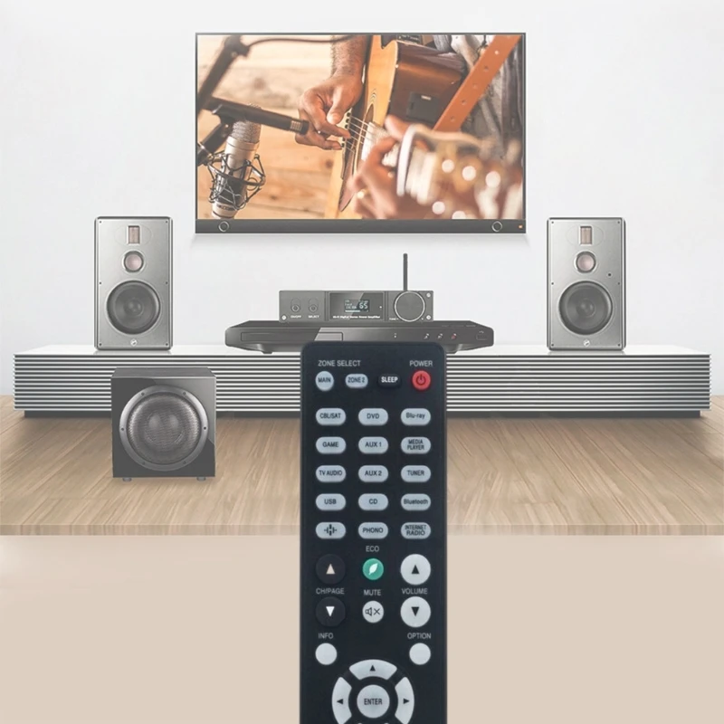 Télécommande RC1228 remplacée pour les récepteurs vidéo Denon RC1228 AVR-S750H