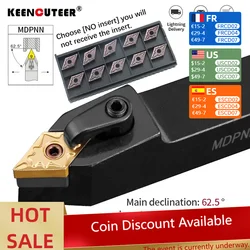 MDPNN2525M11 MDPNN2020K11 MDPNN1616H11 External Turning Tool Holder DNMG Carbide Inserts MDPNN Lathe Cutting Machine Tools Set