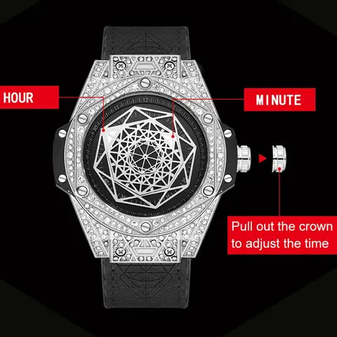 PINTIME Klockor 2023 Nya Mode Läder Vattentät Lysande Toppmärke Lyx Herr Quartz Armbandsur Herr Relogio Masculino Gåvor 8 best sales Pintime-klocka för män - №2