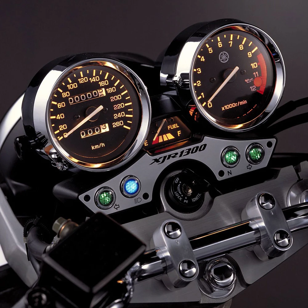 عداد السرعة مقياس سرعة الدوران مقاييس غلاف حافظة لدراجات ياماها XJR1300 XJR 1300/SP 1999-2003 غطاء لدراجة نارية من الداخل الاسفل
