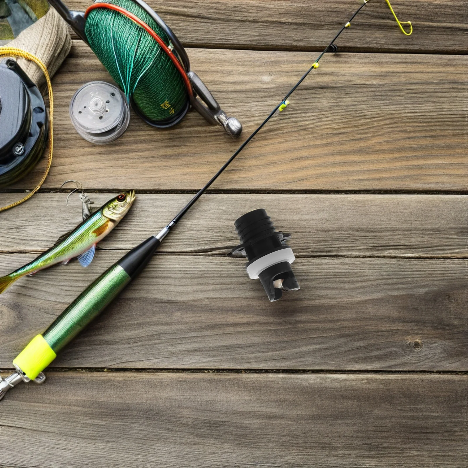 

4Pcs Inflatable Boat Air Valve Adapter Airtight Durable PVC Quick Conversion Compact Portable Air Valve Adaptor