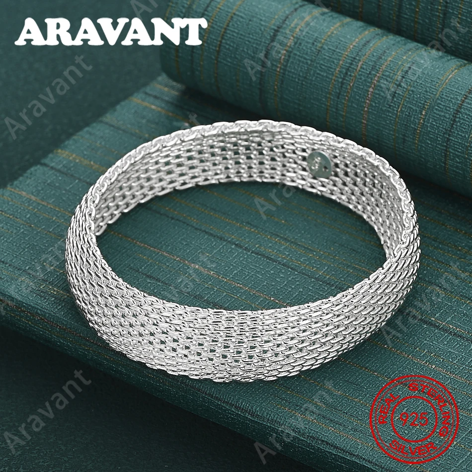 Geflochtenes Armband aus 925er-Sterlingsilber für Damen, exquisiter und süßer Hochzeitsschmuck