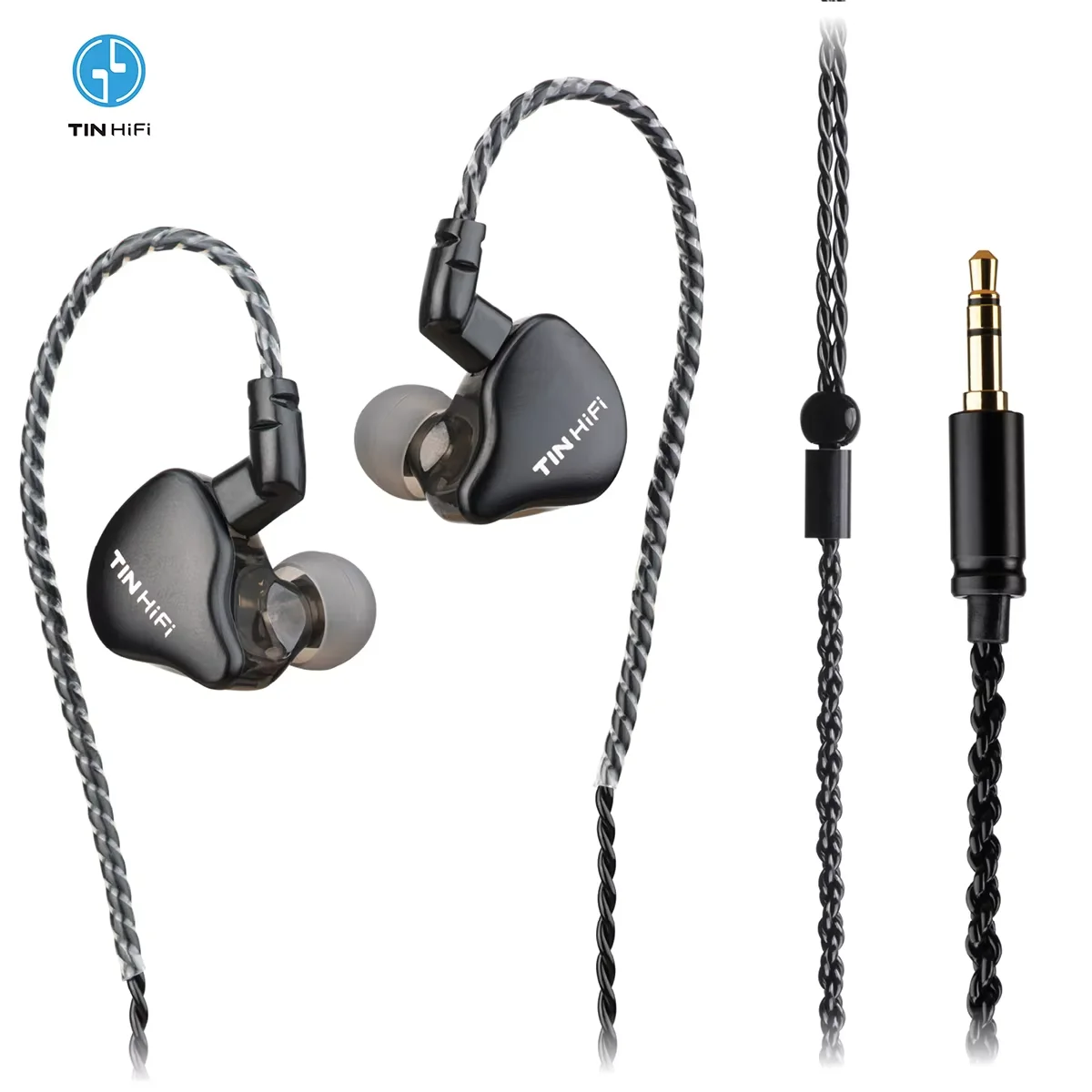 

Наушники-вкладыши TINHIFI C1 с 10-мм DLC-драйвером, съемным разъемом 0.78 мм 2Pin, лицевой панелью из ЧПУ, HiFi-звуком, глубокими басами, для музыки и игр