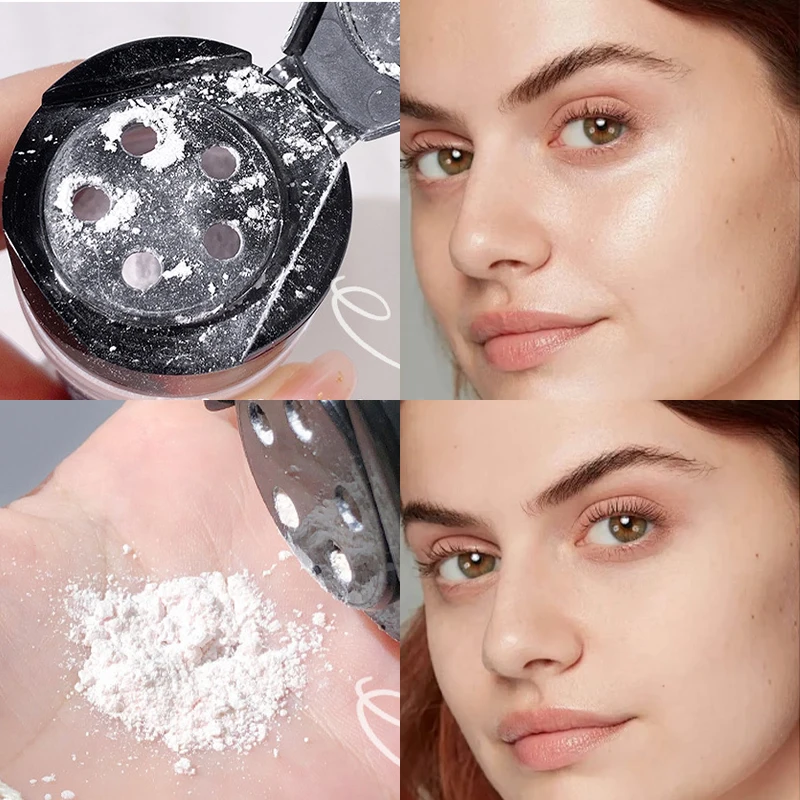 Oil Control Loose Powder Can Reduce Pores and Fine Lines, With a Long-lasting Matte Effect and Natural Facial Makeup Powder