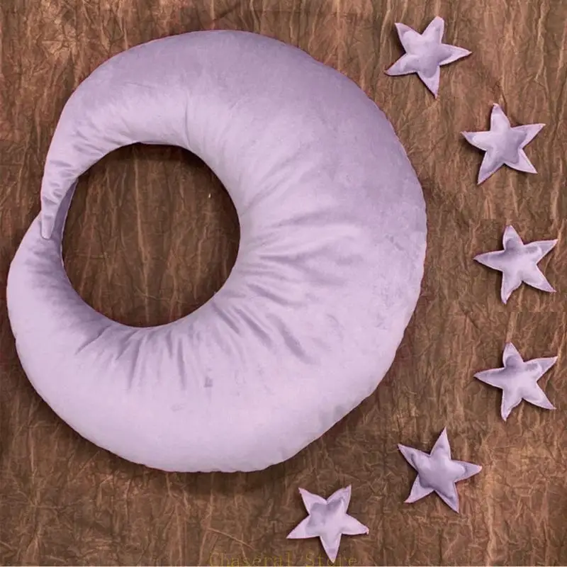 

E7ce baby possing moon pillow звезды устанавливают новорожденные фотографии реквизита младенцы фото стрельба аксессуар
