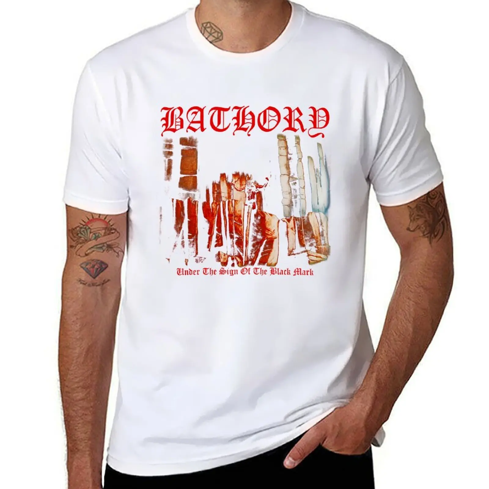 

Under The Sign Of The Black Mar T-Shirt cotton t shirt pack man t shirt cotton T-Shirt