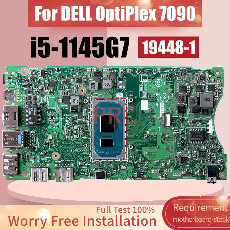 For DELL OptiPlex 7090 Laptop Motherboard 19448-1 05G6P6 i5-1145G7 Notebook Mainboard