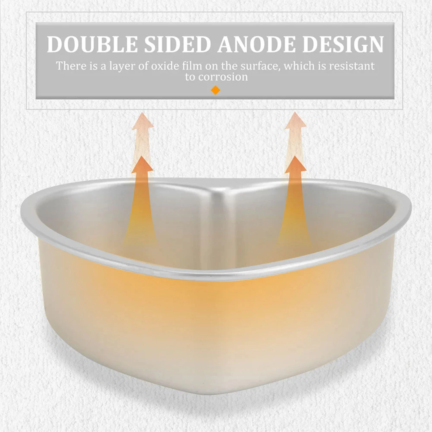 2 Pcs Heart Cake Mold Deep Baking Pans  Oven Shaped Shapes Aluminum Alloy Flan Mini Cheesecake