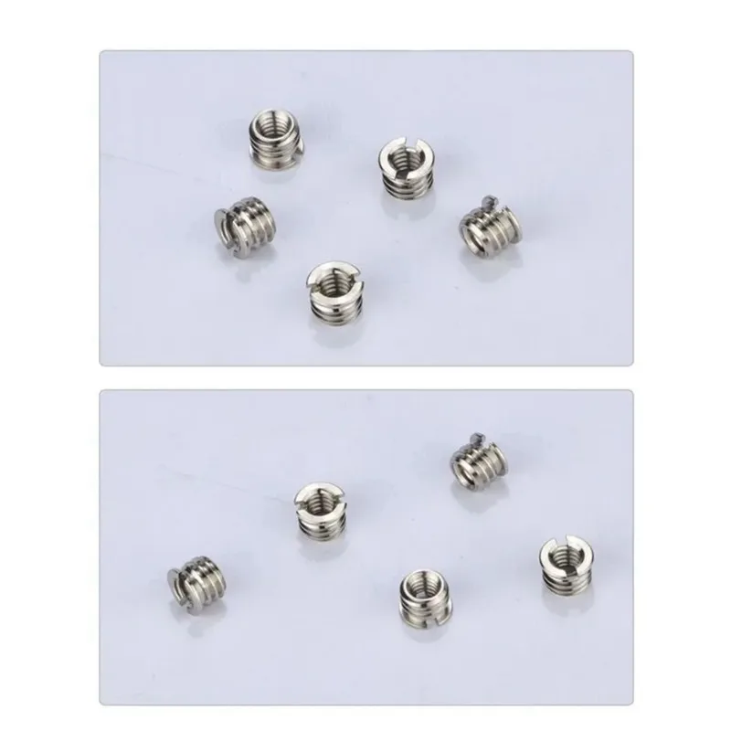 

B27B Durable Metal For Photographer& Videographer Tripod Screw Adapter-1/4 To 3/8 Conversion-2Pcs Set For Versatile Applications