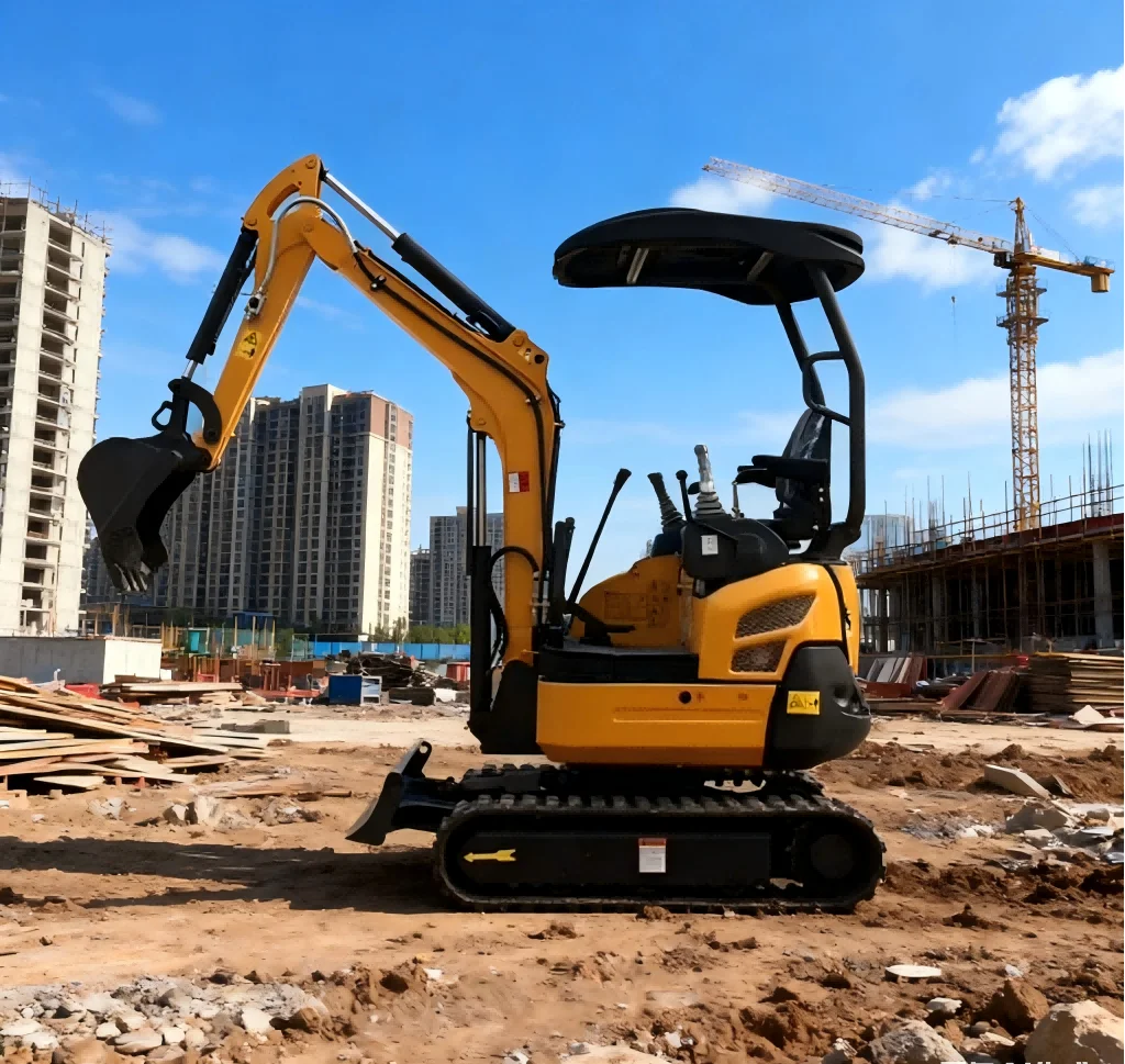 CIF Price XN18 الهندسة الصغيرة آلة هوك حفارة منزلية بستان حفارة منزلية زراعية صغيرة داخلية #1