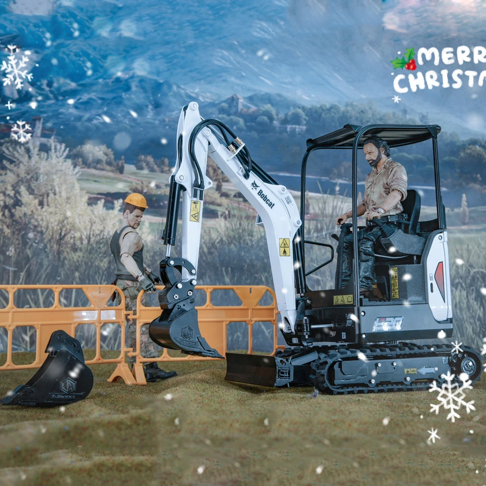 1/14 Mini Metal Excavator RTR JX-E20 JXmodel Electronic Hydraulic Remote Control Desktop Model