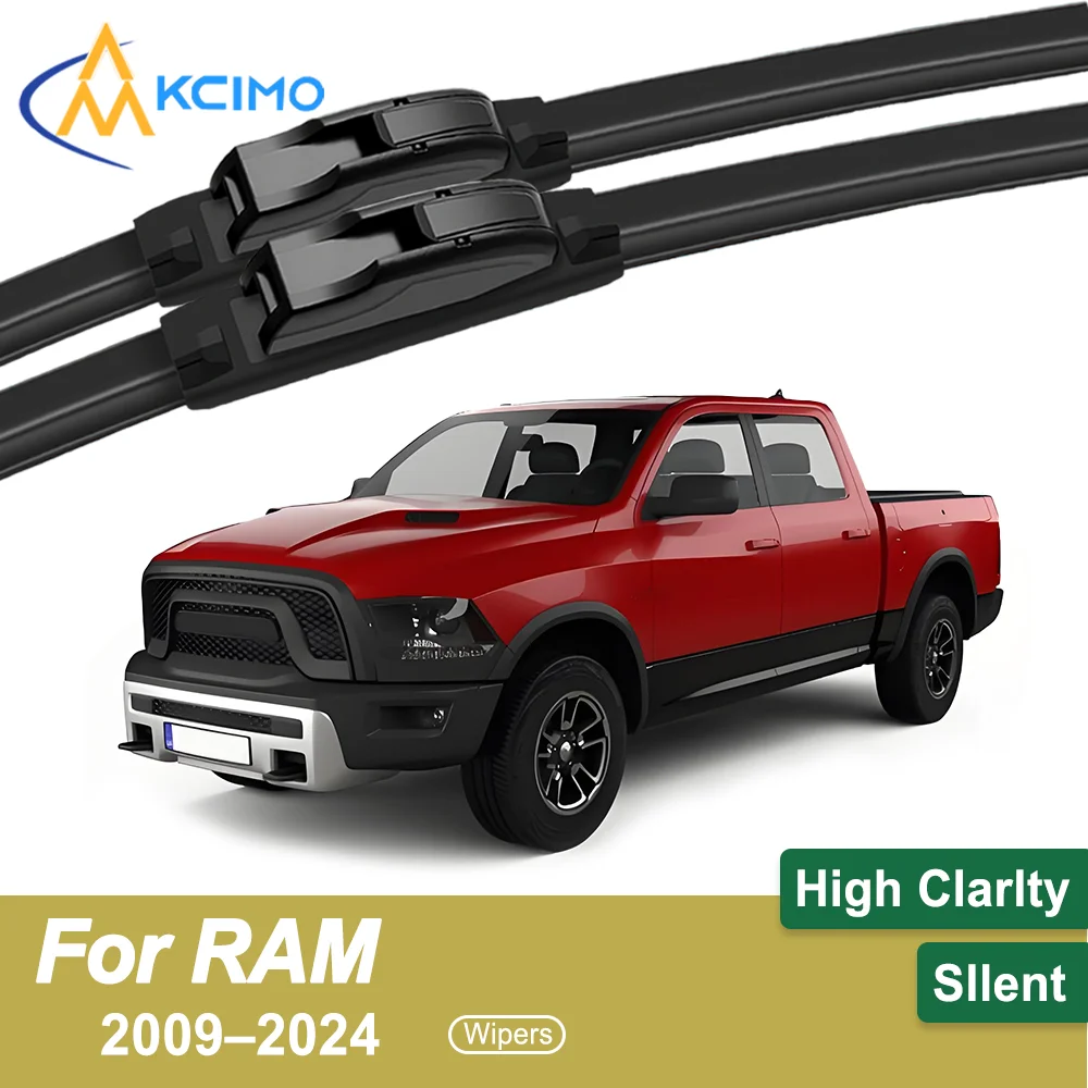 

2-Pack Superior Wiper Blades for RAM pickup DS 2009–2024 All-Season Durable Quiet Wiping Uninterrupted Visibility
