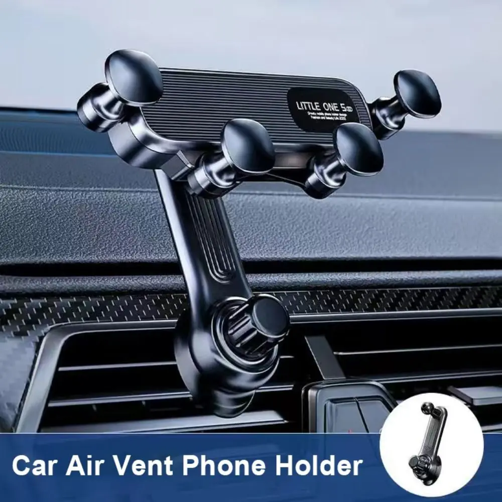 Picture 6: Adjustable Extendable Arm Car Phone Mount 360° Rotating Foldable Air Vent Phone Holder Gravity-Activated Universal