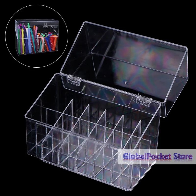 

[TG823]18 Holes Dental Tie Box Acrylic Tie Placer Holder Dentistry Supplies