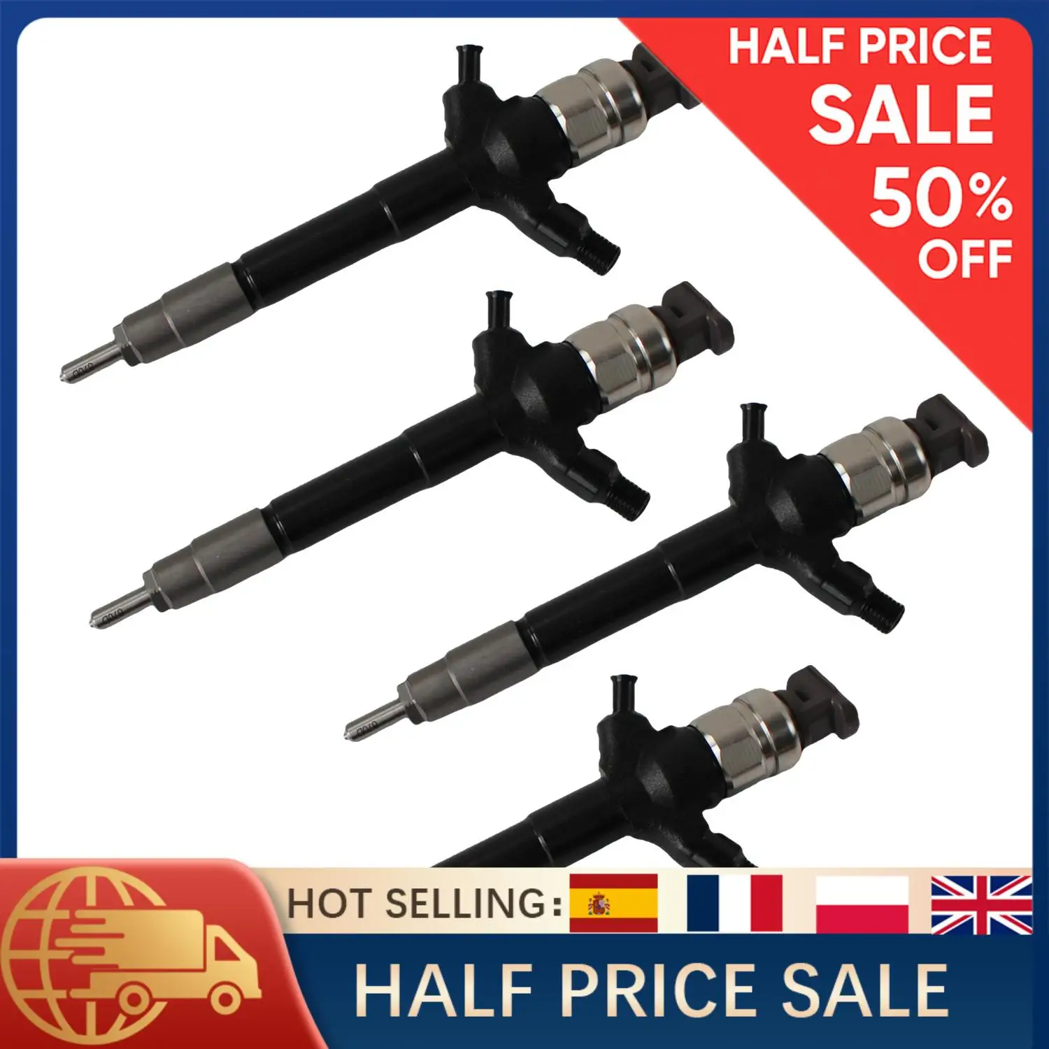 

4 шт. форсунка дизельного топлива 095000-5600 1465A041 Common Rail для замены двигателя Mitsubishi L200 4D56 Euro4