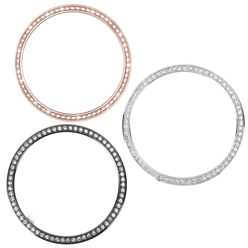 

3pcs Watch Bezel Rings Alloy Scale Ring Decorative Metal Circles Lightweight Durable Fits Watches Scratch Proof Dust Proof