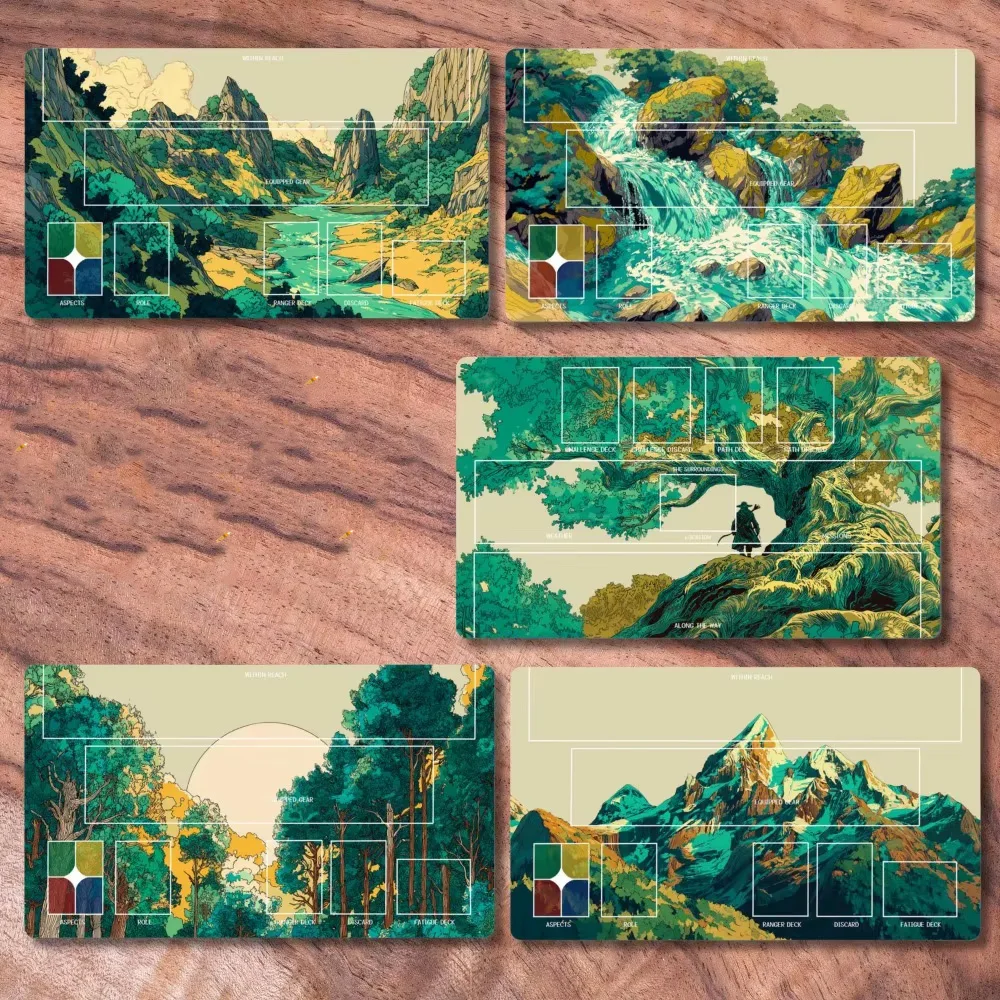 Earthborne Rangers Game Mat Bundle, Board Game Playmat Upgrade Alfombrillas Para Escritorio Tapis De Souris Mouse Pad