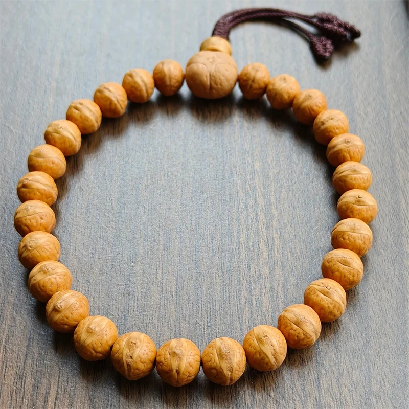 Tibetan Wrist Mala Genuine Bodhi Seeds Mala Nepalese Bodhi Buddhist Prayer Wrist Mala