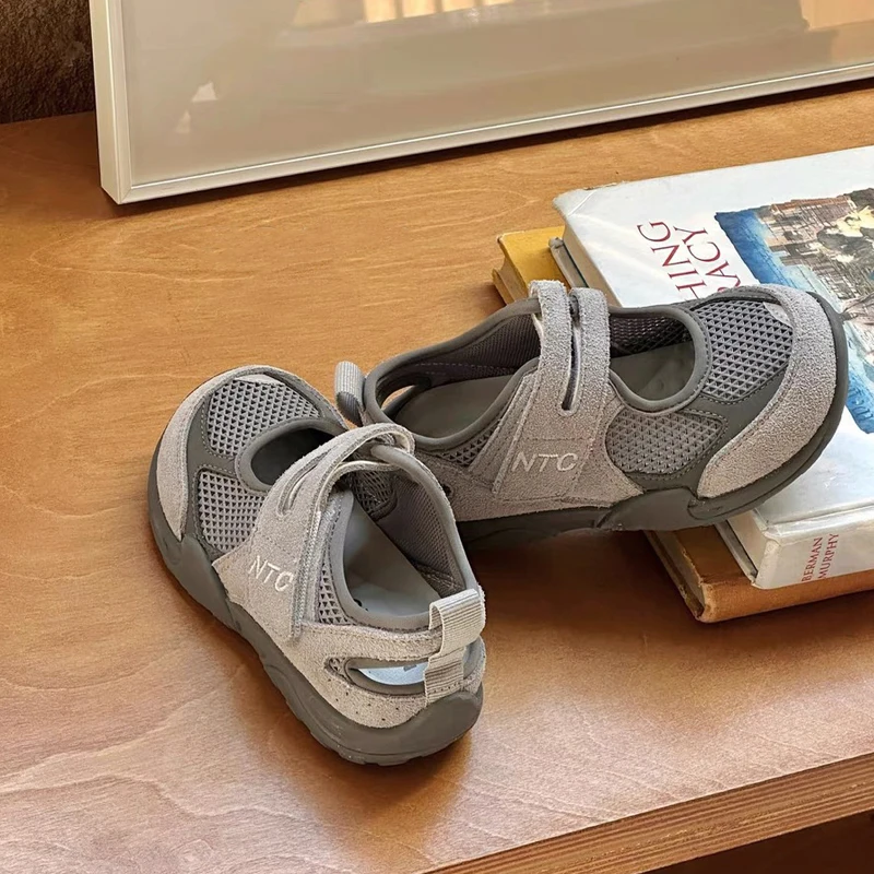 Kids Summer New Soft Fashion Breathable Thick-soled Sneakers Baby Hot Sale Daily Model School Sports Meeting Vulcanized Shoes