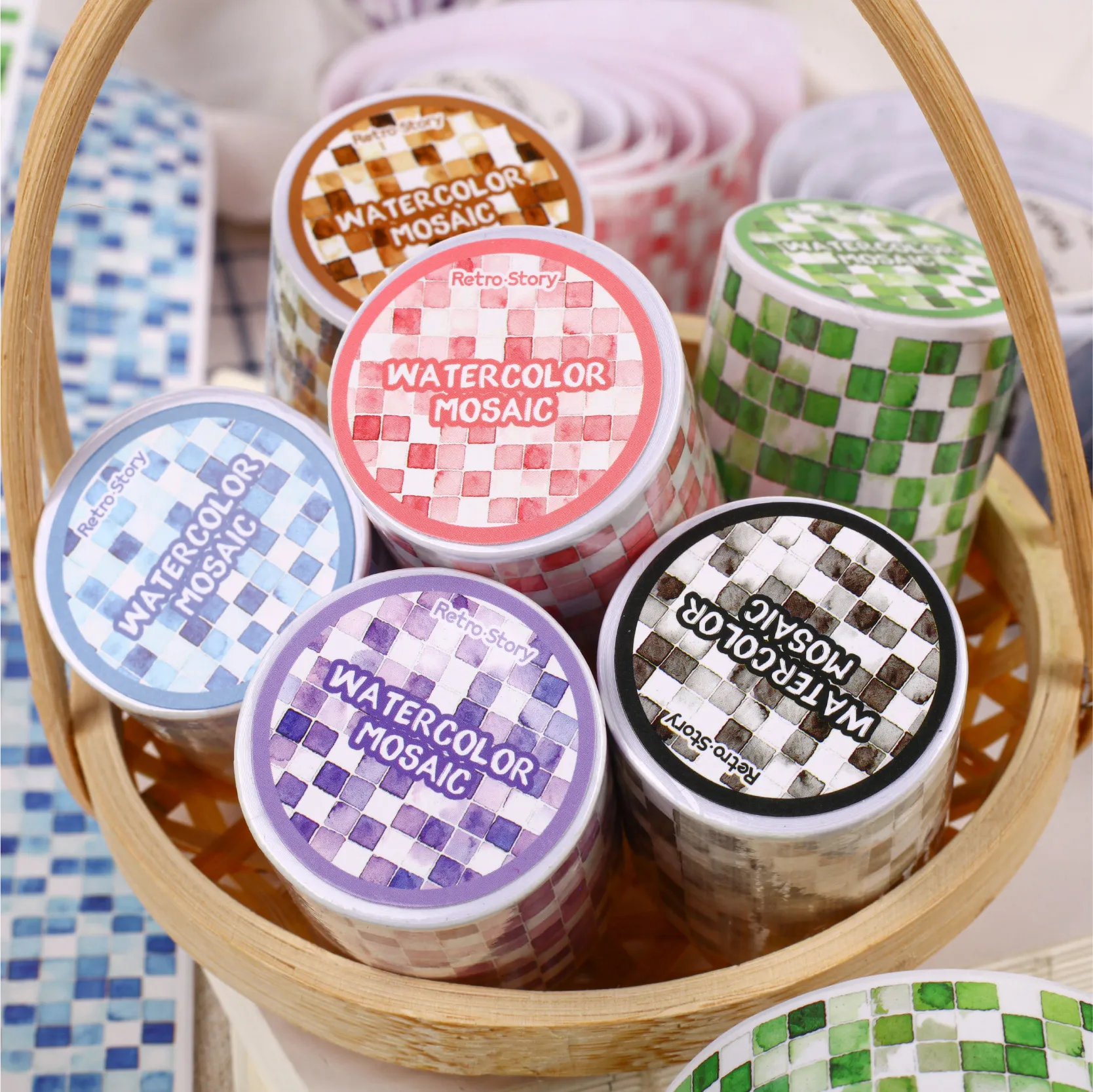 fita-washi-mosaico-aquarela-kawaii-50mm-x-2m-fita-adesiva-decorativa-adesivos-fofos-para-scrapbook-papelaria-artesanal