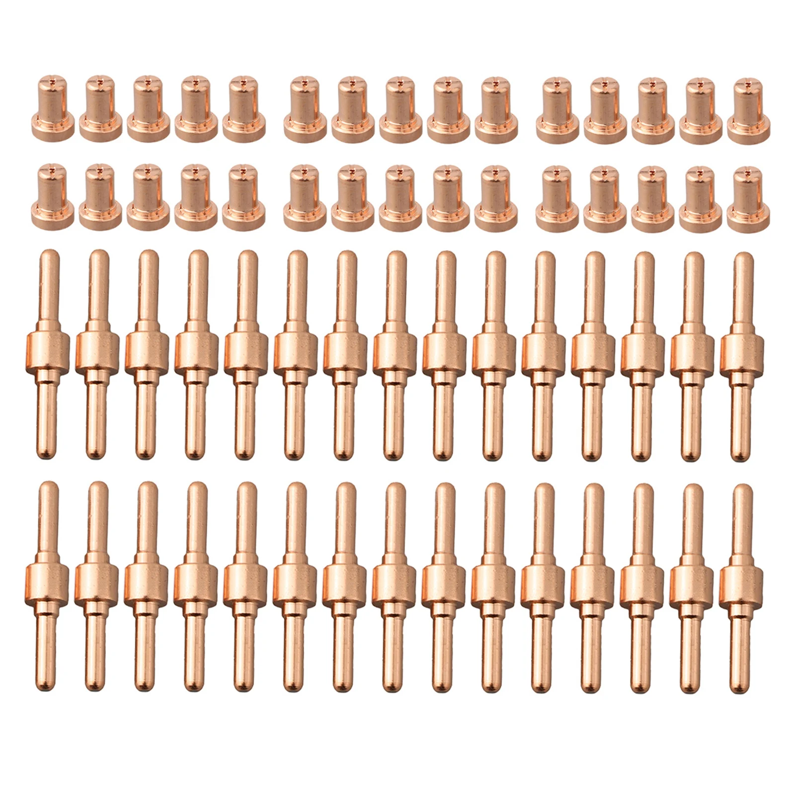 for pt-31 for plasma Cutter Consumables Electrodes Cutting Consumables Electrodes 60pcs Copper Nozzle for pt-31 Parts Practical