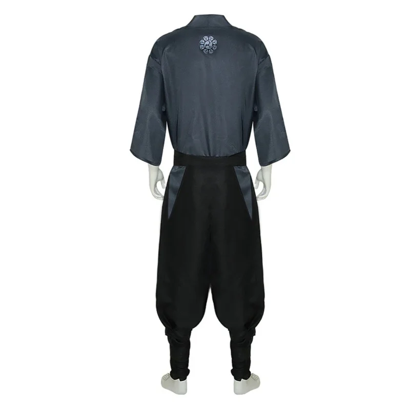 Miyamoto musashi cosplay jogo de fantasia dos desenhos animados onimusha traje disfarce adulto homem roleplay fantasia roupas masculino pano de halloween