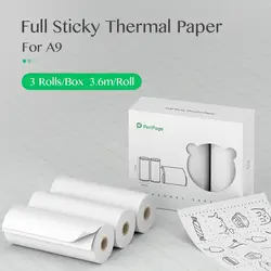 77*30 Mm Thermal Paper Roll / Sticky Thermal Paper / High Definition Grayscale Photo Paper For Thermal Mini Printer Long Storage