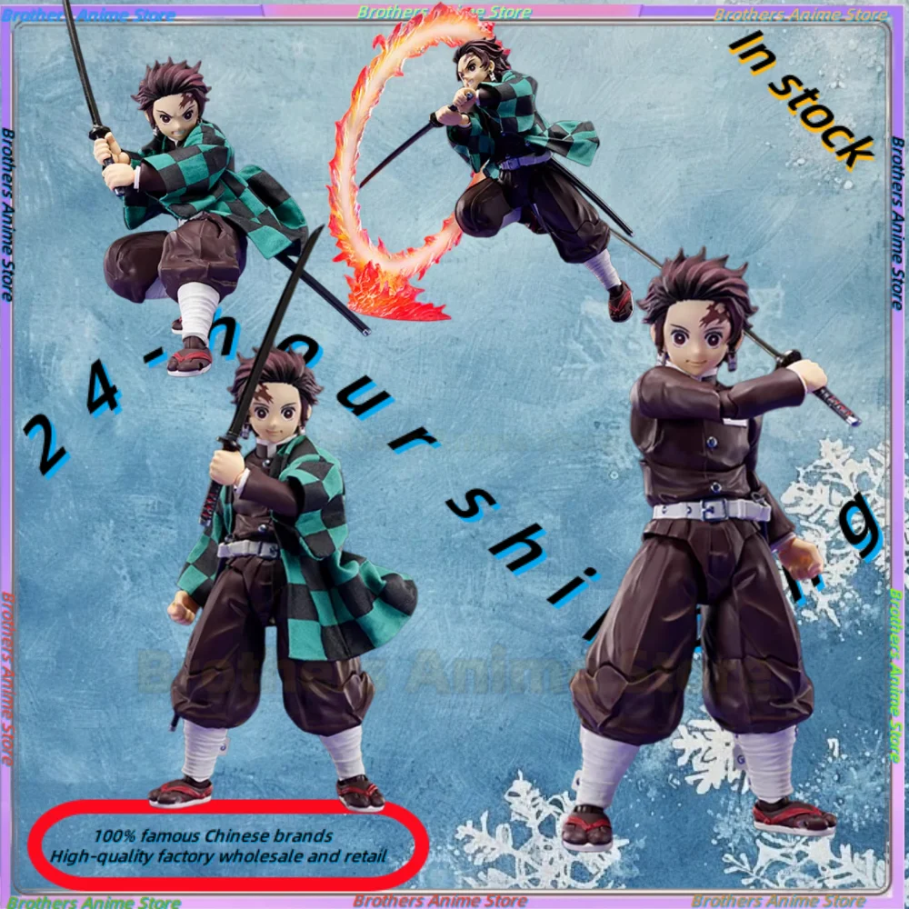 

In stock ANIPLEX BUZZMOD Demon Slayer: Kimetsu no Yaiba Tanjiro Kamado 1/12 articulated figure