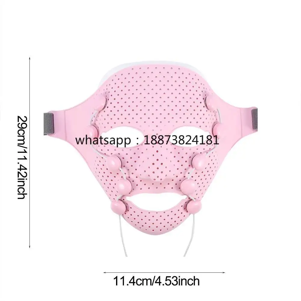 Electric Beauty Massager Anti-wrinkle Magnet Massage Facial Face Mask 3D Silikon Gesichts Maske fast shipping