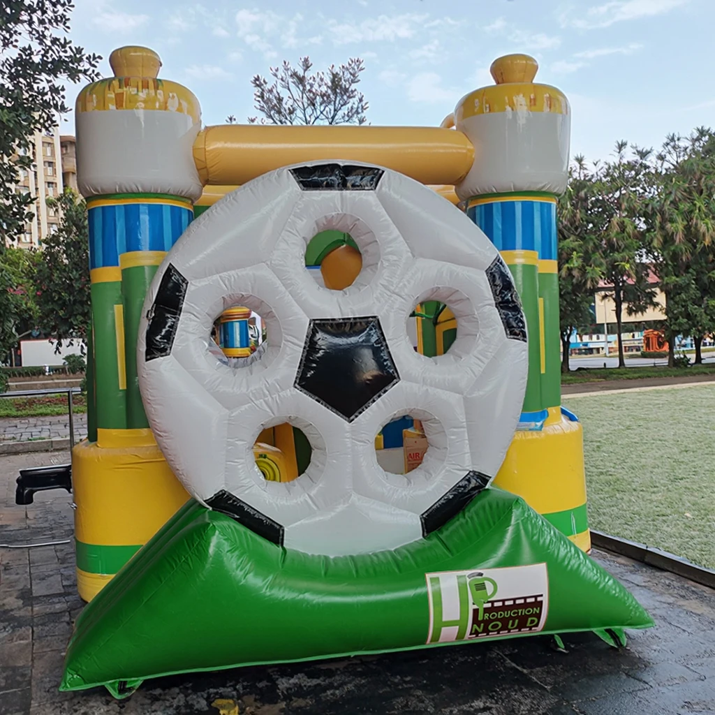 Juegos deportivos de tiro de fútbol inflables portería de fútbol inflable portería de fútbol de PVC juegos deportivos para niños de Carnaval