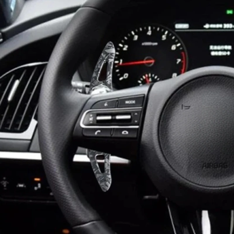 

ABS Steering Wheel Shift Paddles Extended Decoration Trim For Kia Stinger CK K8 2018 2019 2020 Paddle Shifters Auto Parts