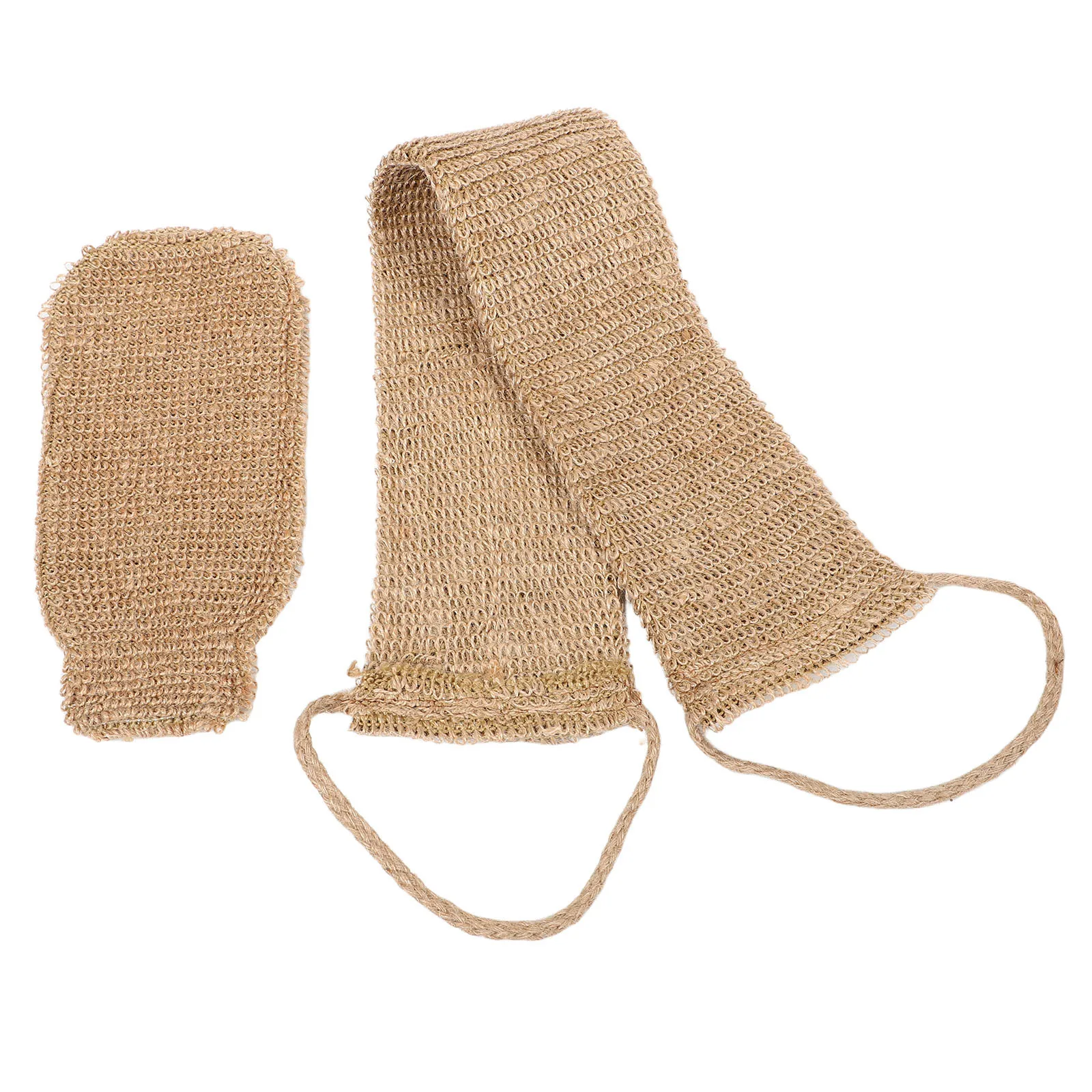 

Набор из 2 отшелушивающих перчаток для душа: двусторонняя сизалевая мочалка для тела, полотенце для душа, очиститель для спины, средство для удаления омертвевшей кожи