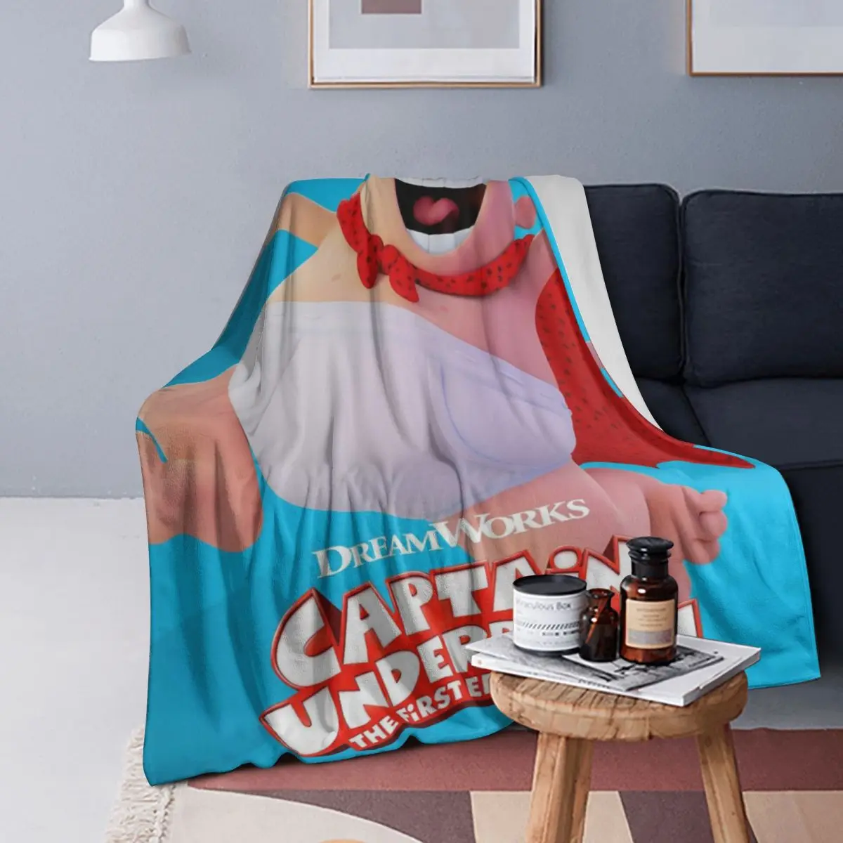 

Капитанские трусы-одеяло с героями комиксов, мягкое теплое фланелевое одеяло, покрывало для кровати, гостиной, пикника, путешествия, домашний диван