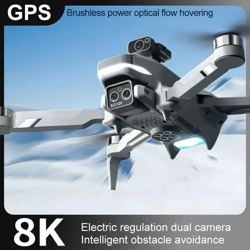 4DRC 장애물 회피 와이파이 FPV 드론, M2 프로 GPS 드론, 8K, 6K, 4K HD 카메라, 브러시리스 접이식 RC 쿼드콥터 선물 장난감, 신제품 