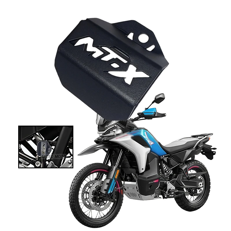

For CFMOTO CF 800 MT-X 800MTX MT-X800 2024 2025 Motorcycle Rear Brake Fluid Reservoir Cap Guard Accessories CF800MTX 2024 2025