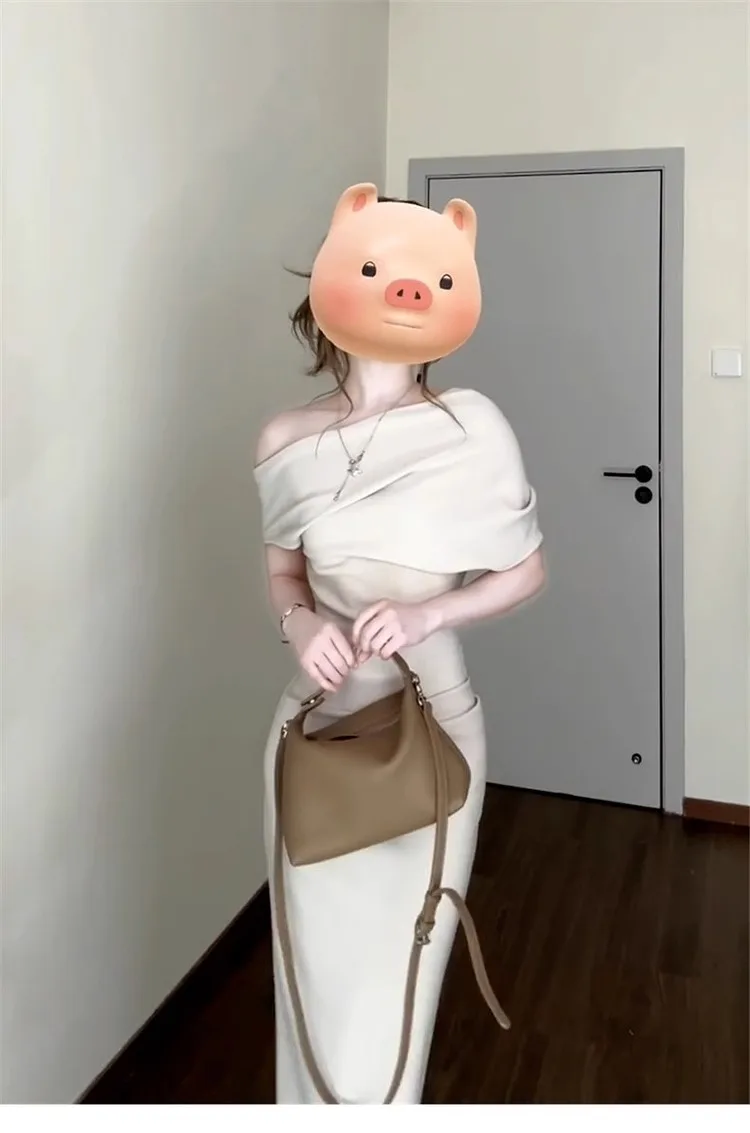 Vestidos de manga curta das mulheres noite 2025 mulher primavera boêmio crochê laço-up bloqueio vestido fofo em camadas retro mori menina y2k