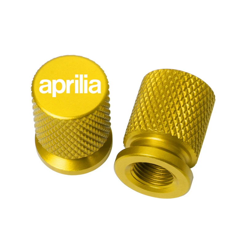 Wheel Tire Valve Stem Caps Airtight Covers For Aprilia RSV4 RSV1000/R Caponord 1200 Dorsoduro 750 Shiver Tuono 1000/R V4R