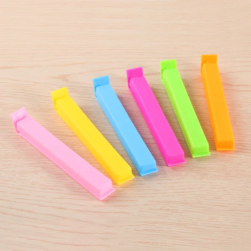 WBBOOMING 10Pcs/lot  Food Snack Storage Seal Sealing Bag Clips Sealer Clamp Food Bag Clips Kitchen Tool Food Close Clip