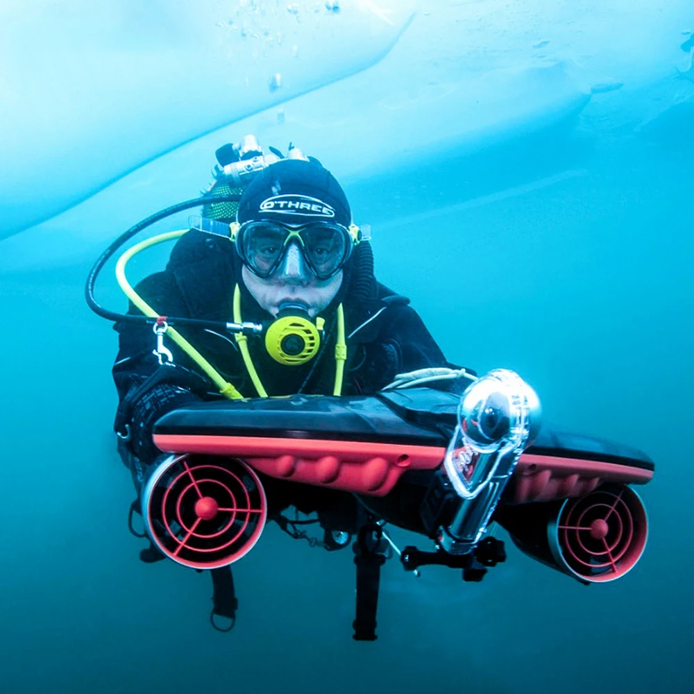 Underwater Scooter Underwater Thruster Diving Booster Underwater Shooting Drone Diving Equipment Handheld Water Propeller