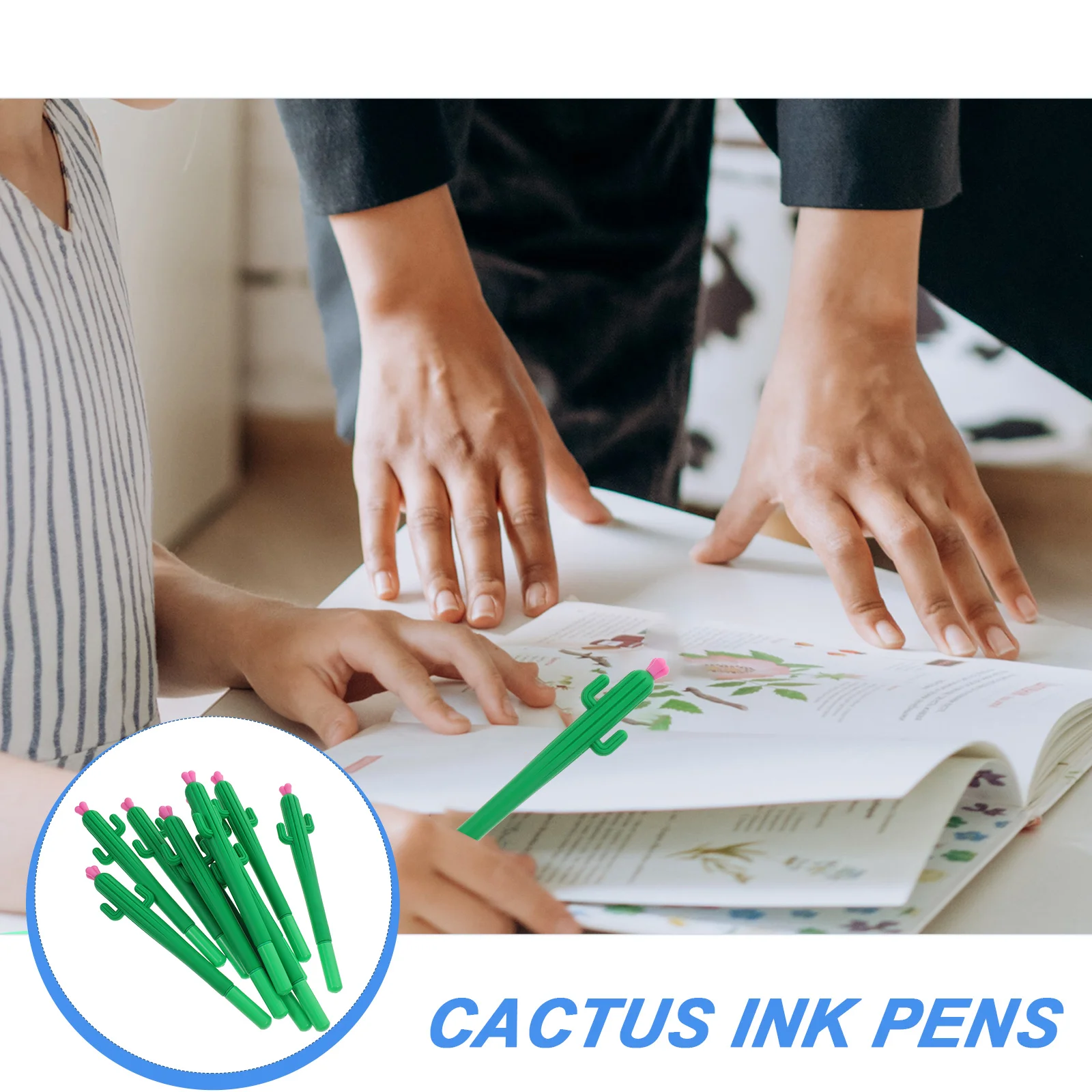 10 stuks Cactus Pen op waterbasis Vulinkt Balpennen Studenten Briefpapier Kinderen voor kind