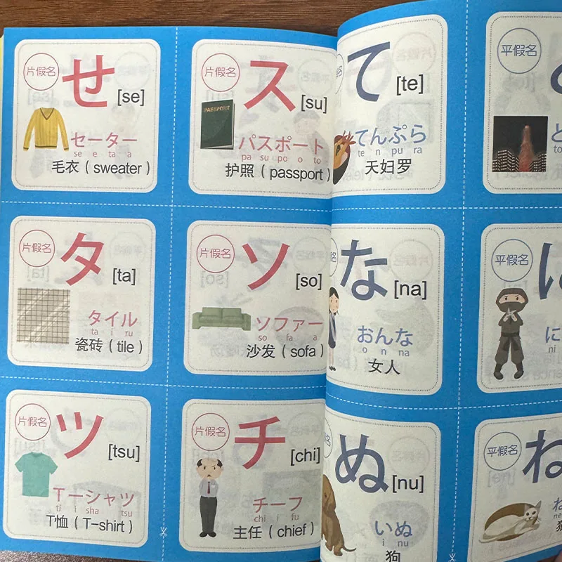 Libro de texto para el aprendizaje del idioma japonés, japonés para principiantes absolutos, libro de introducción completo con audio y tarjetas de memoria, estándar