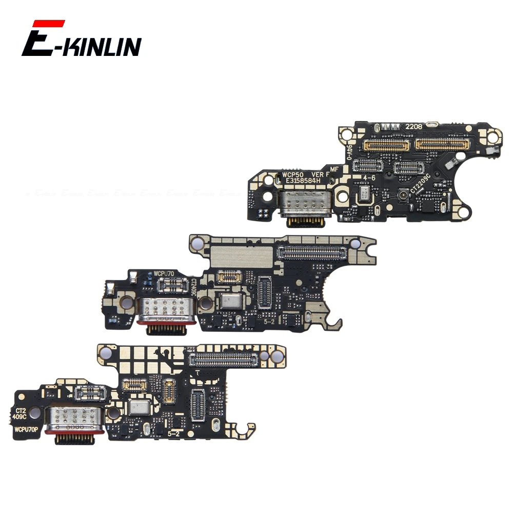Charger Dock USB Charging Port Plug Board Flex Cable For HuaWei Mate 60 RS P50 P50E P60 Art Pura 70 Pro Plus Ultra
