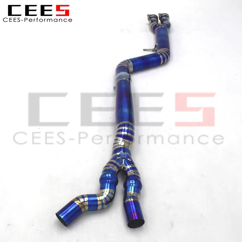 CEES Mid pipe/Middle pipe For BMW M2C/M2 Competition F87 3.0T 2018-2023 Titanium Exhaust Pipes Car Exhaust System