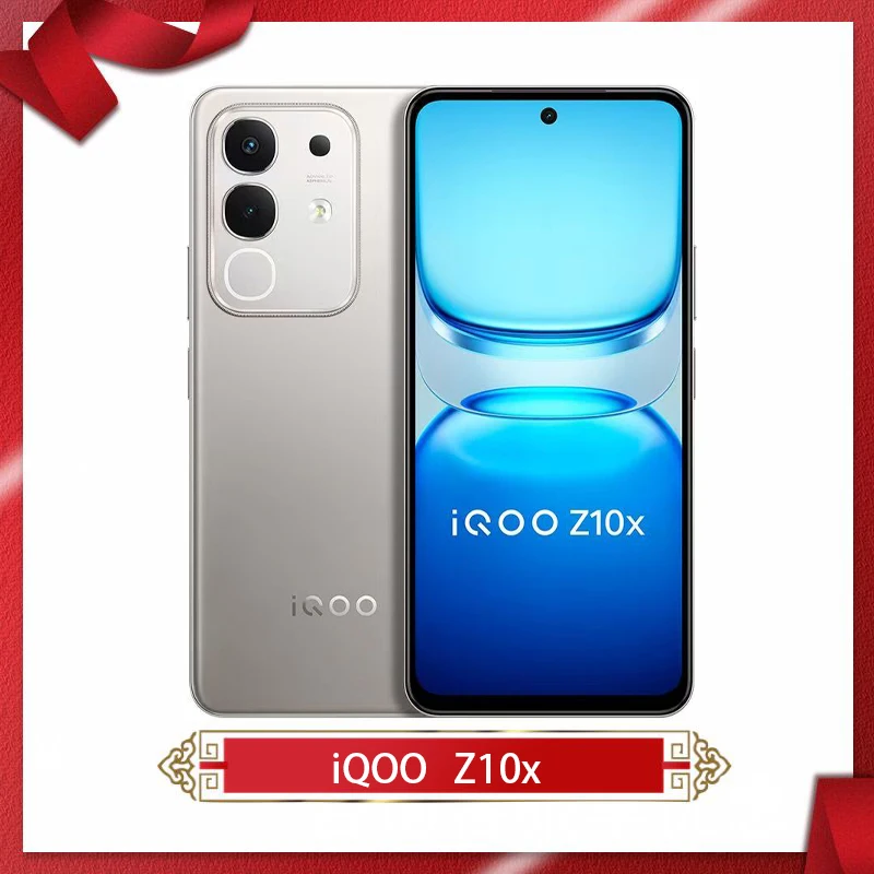Original IQOO Z10x 5G Cell Phone 6.72inch LCD MTK Dimensity7300